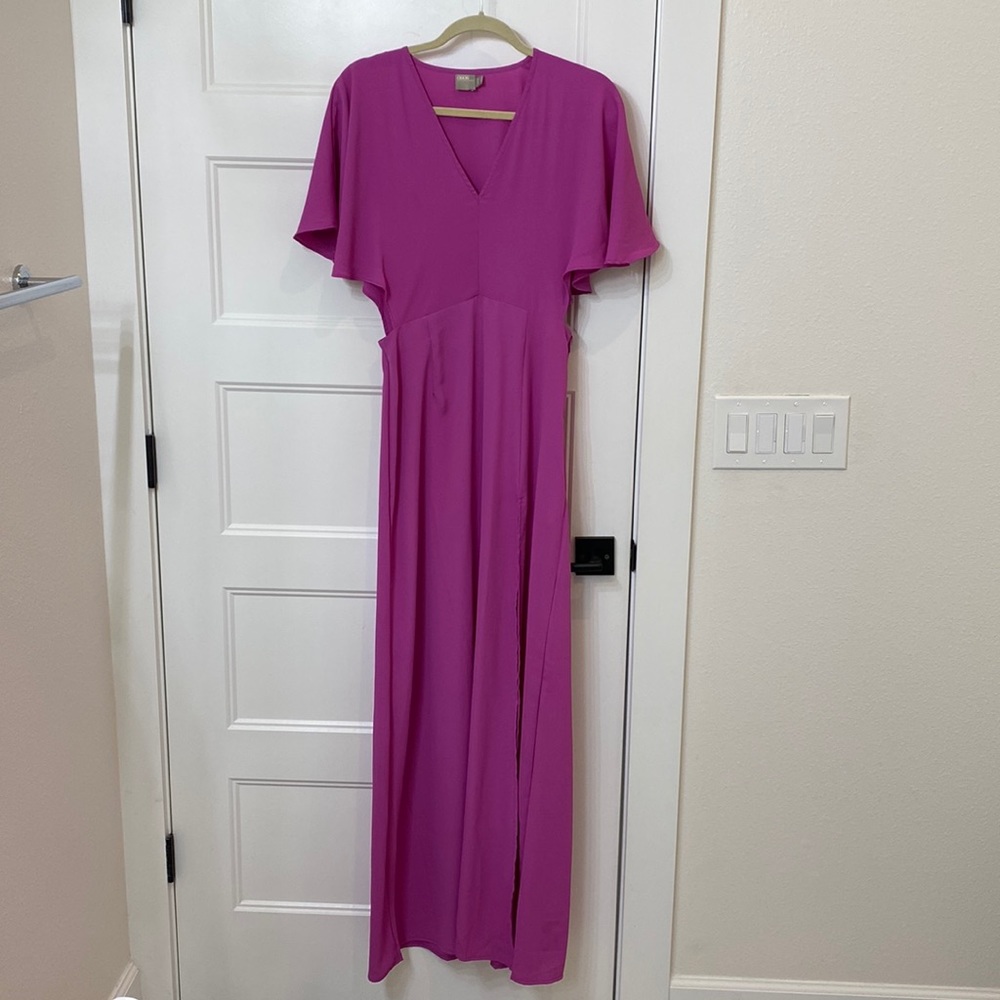 Asos floor length, purple dress. Size US 8. - Picture 1 of 4